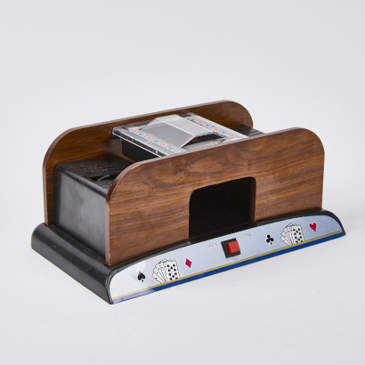 A Vintage Card Shuffling Machine