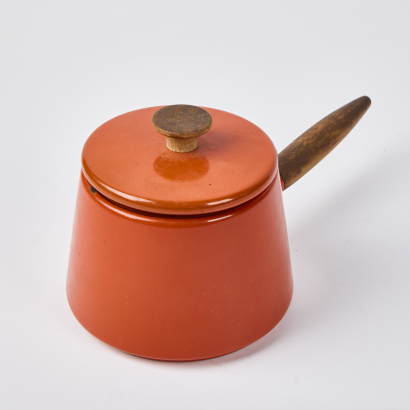 A Mid Century Copco Enamel Pot By Michael Lax