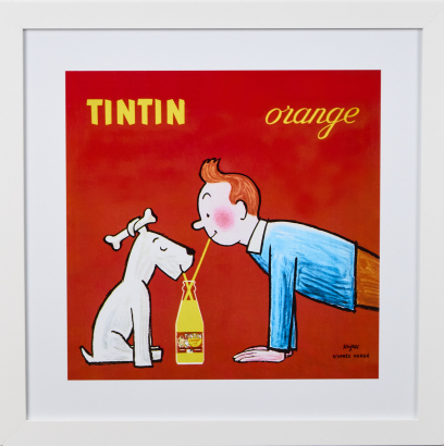 Tintin Vintage Advertisement C1960