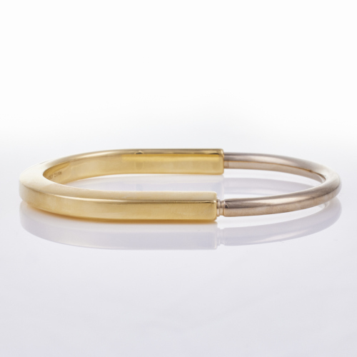 18ct Yellow /White Gold, Tiffany and Co, Lock Bangle