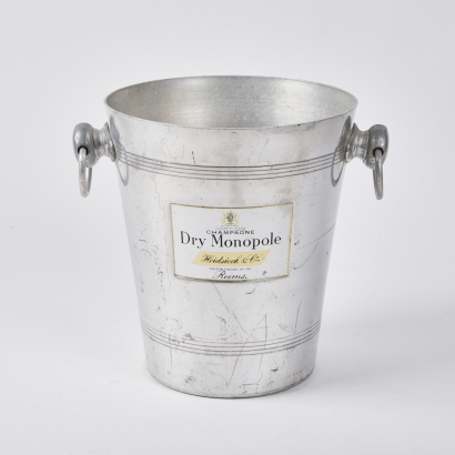 A Vintage French Made Champagne Bucket Dry Monople Heidsieck & Co Maison Fondee