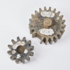 A Pair Of Interesting Wooden Cogs