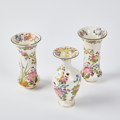 A Trio of Wedgwood Vases