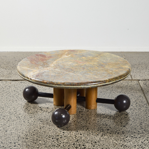 A Marble-Topped Modernist Coffee Table