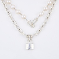 Tiffany and Co, Pearl Lock Necklace