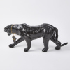 An Indian Made Leather Panther Figure - 2