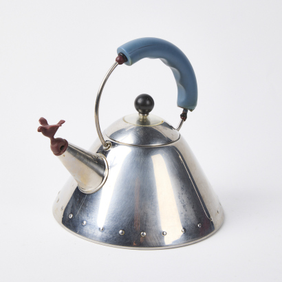 An Alessi Whistling Bird Kettle By Michael Graves AF