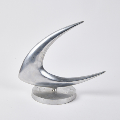 An Organic Aluminium Sculptural Form