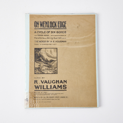 R. Vaughan Williams On Wenlock Edge Score Sheets