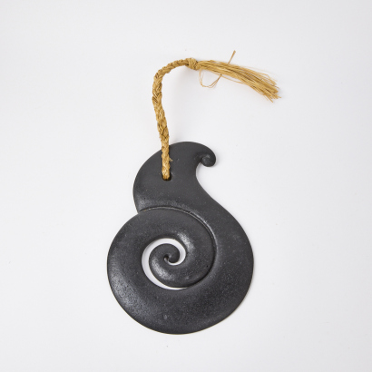 A Large Concrete Pounamu Wall Hanging