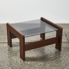 A Danske Mobler Wood & Glass Side Table - 2