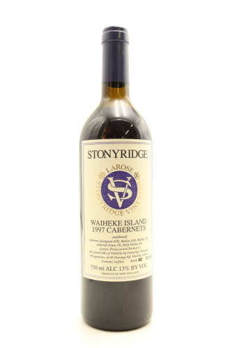 (1) 1997 Stonyridge Vineyard Larose, Waiheke Island