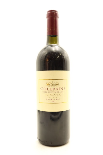 (1) 2001 Te Mata Estate Coleraine, Hawke's Bay