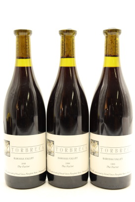 (3) 1998 Torbreck The Factor Shiraz, Barossa Valley