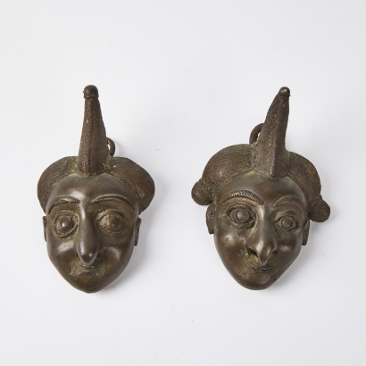 A Pair of Southeast Asian Masks