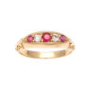 18ct Antique Ruby and Diamond Ring