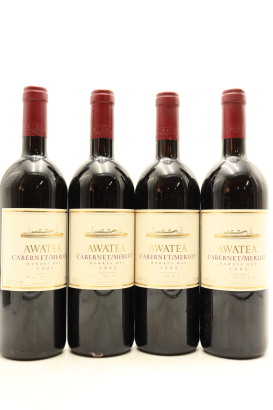 (4) 1995 Te Mata Estate Awatea Cabernets Merlot, Hawke's Bay