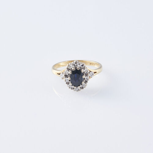 18ct Sapphire and Diamond Ring