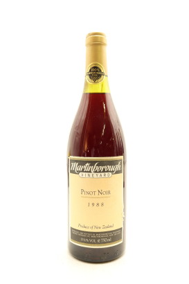 (1) 1988 Martinborough Vineyard Pinot Noir, Martinborough