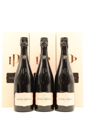 (3) NV Fleur de Miraval Exclusivement Rose ER1, Champagne [JR17]