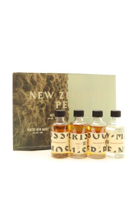 (1) Waiheke Island Distillery Release No.1 'New Zealand Peat', New Zealand Single Malt Whisky, 4x 50ml Bottles Sold as One Lot