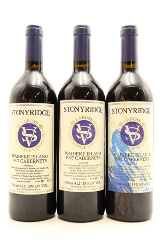 (3) 1997 Stonyridge Vineyard Larose, Waiheke Island