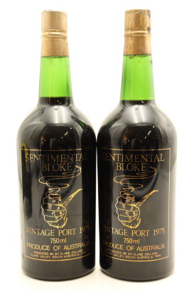 (2) 1975 Jim Barry Sentimental Bloke Vintage Port, Clare Valley