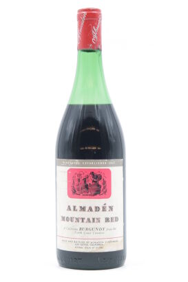 (1) 1957 Almaden Vineyards Mountain Red Burgundy, California (MS)