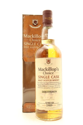 (1) Clynelish 1989 Mackillop's Choice Single Cask Single Malt Scotch Whisky, 57.6% ABV