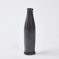 A Narrow Black Glazed Vase