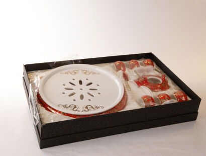 A 20th Century Boxed and Complete Chinese Tea Set