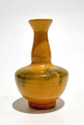 A Yellow Glaze Bottle