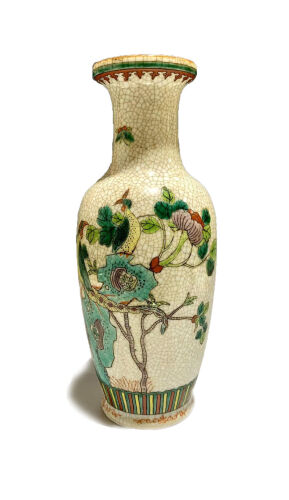 A Chinese Early 20th Century Famille Verte Vase
