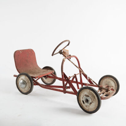 A c1950s Triang Pedal Go-Kart