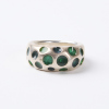 A Sterling Silver and Enamel Ring