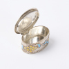 A Small Pill Box with Enamel Designs - 2