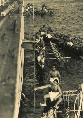 Tudor Washington Collins - Untitled Photograph From Queen Elizabeth II Fijian Trip, 1953