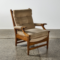 A Vintage Cintique Lounge Chair