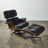 An Eames-Style Chair With An Ottoman - 2