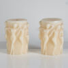 A Pair of Moulded Candlesticks