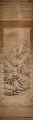 A Chinese Painting of Snow Landscape