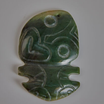 A Pounamu Stylised Hei Tiki