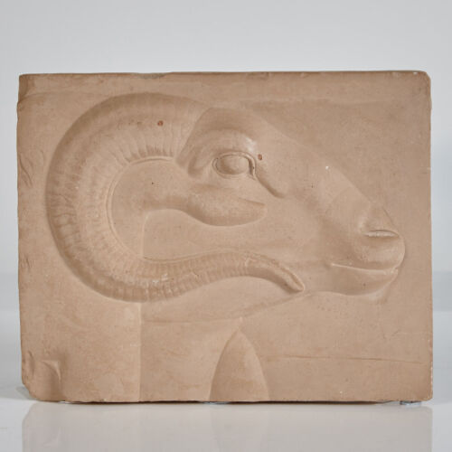 A Moulded Ram Tile