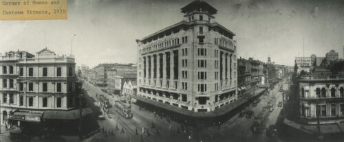 Associated Press Archival Photograph - Corner of Queen and Customs Streets, 1928