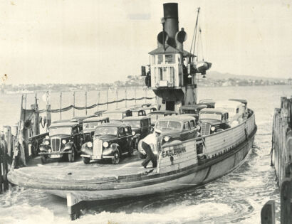 Associated Press Archival Photograph - Eaglehawk Car Ferry