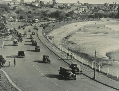 Associated Press Archival Photograph - Eastern Beach, Auckland