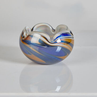 A Flower-Shaped Glass Bowl