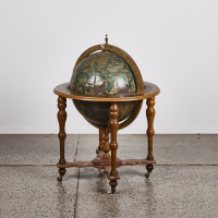 A World Globe Bar Cart