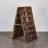 An A-Frame 72 Bottle Wine Rack