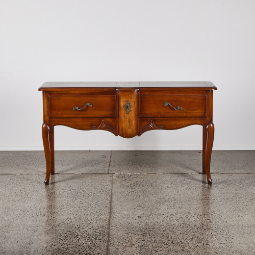 An Antiqued Designed Hallway Console Table